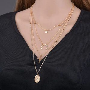 Moon Layered Necklace